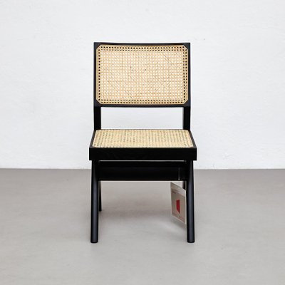 Set of 055 Capitol Complex Chair by Pierre Jeanneret for Cassina
