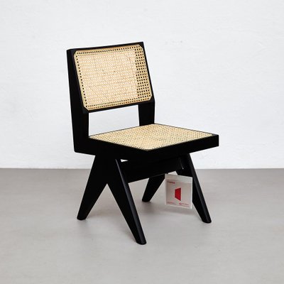 Set of 055 Capitol Complex Chair by Pierre Jeanneret for Cassina