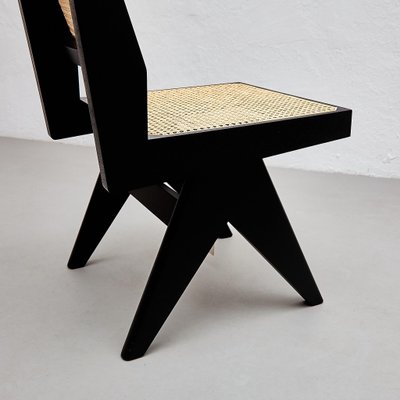 Set of 055 Capitol Complex Chair by Pierre Jeanneret for Cassina