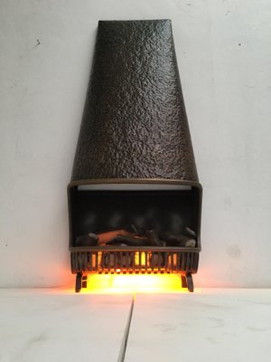 French Steel Brass Faux Fireplace 1960s For Sale At Pamono