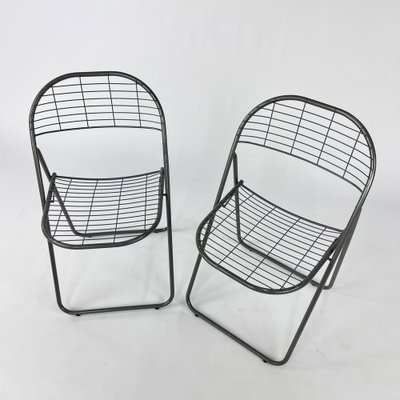 Ikea black 2024 wire chair