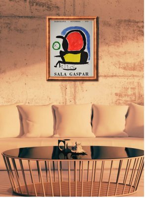 Joan Miro, Sala Gaspar, Barcelona, ​​September, 1970, Lithograph
