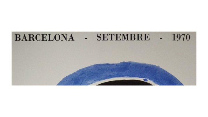 Joan Miro, Sala Gaspar, Barcelona, ​​September, 1970, Lithograph