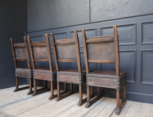 Renaissance Chairs from Maison Krieger, Paris, 1890s, Set of 4 for