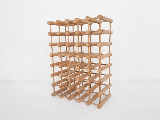 Danish Teak Wine Rack attributed to Richard Nissen for Langaa