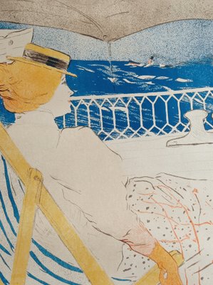 Toulouse Lautrec, Passagere du 54, Lithograph, 1948 for sale