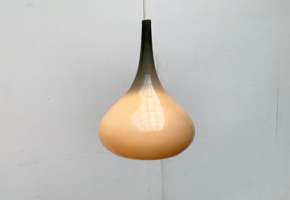 Mid-Century Danish Tulip Glass Pendant Lamp from Nordisk Mid-Century Danish Tulip Glass Pendant Lamp from Nordisk