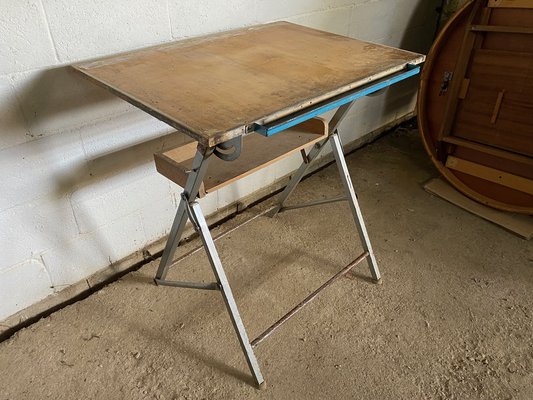 Table à Dessin d'Architectes Pliable, 1950s en vente sur Pamono