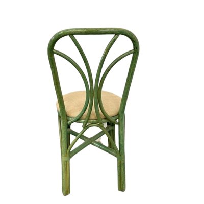 Green wicker dining chairs deals