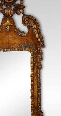 George II Walnut Sconce Mirror George II Walnut Sconce Mirror