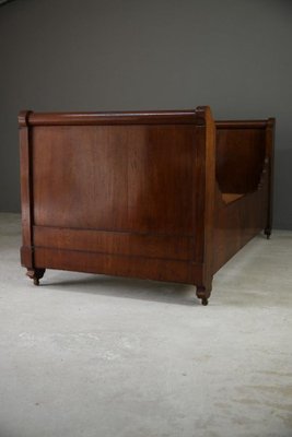Antique mahogany sleigh bed best sale