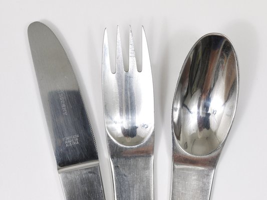 Model 2060 Cutlery Set for 6 attributed to Carl Auböck for Model 2060 Cutlery Set for 6 attributed to Carl Auböck for