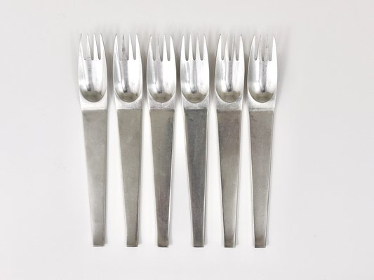 Model 2060 Cutlery Set for 6 attributed to Carl Auböck for Model 2060 Cutlery Set for 6 attributed to Carl Auböck for