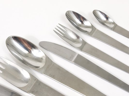 Model 2060 Cutlery Set for 6 attributed to Carl Auböck for Model 2060 Cutlery Set for 6 attributed to Carl Auböck for