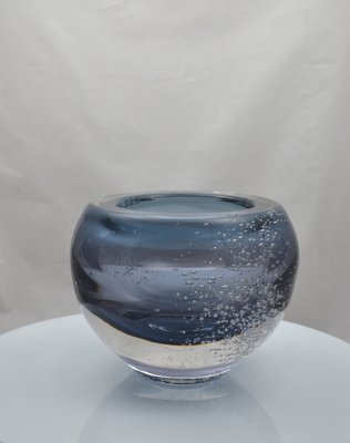 Bubble Bowl Vase in Eco-Crystal by Nelson Figueiredo for BF Glass Studio for sale at Pamono