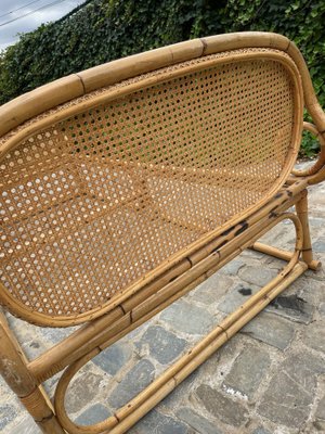 Bett aus Bambus, 1970er bei Pamono kaufen