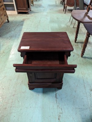 Costco side outlet table with power