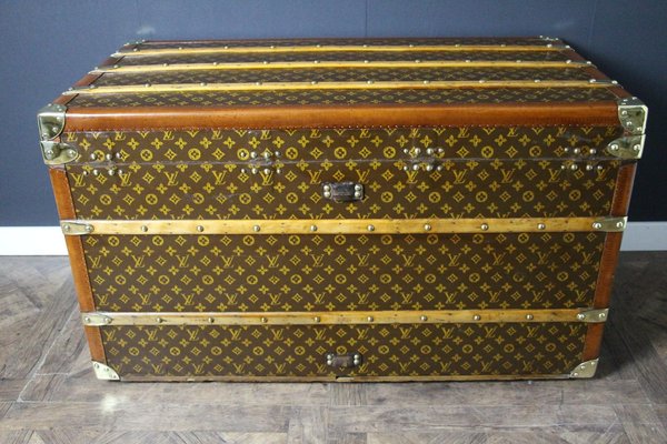 Steamer Trunk with Monogram from Louis Vuitton, 1920
