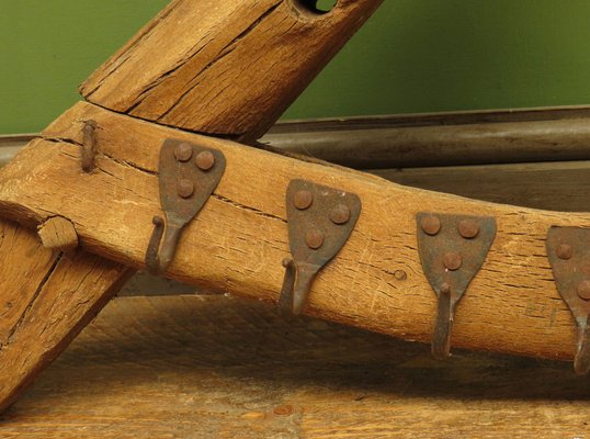 Rustic Primitive Wooden Farming Hooks