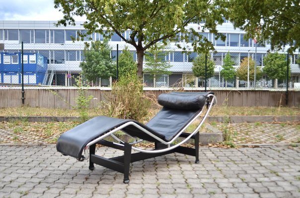 LC4 Chaise Lounge, Le Corbusier, Replica 100% Made in Italy