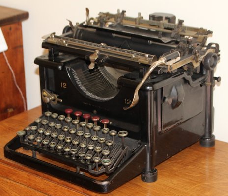 Guías de máquinas de escribir no sonorías para máquinas de escribir  vintage, manuales y eléctricas - 12 x 12
