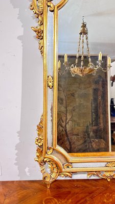 Großer gewölbter bronzefarbener Spiegel, 1970er bei Pamono kaufen