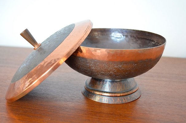 Metalldose mit Deckel von Hans Przyrembel, 1920er bei Pamono kaufen