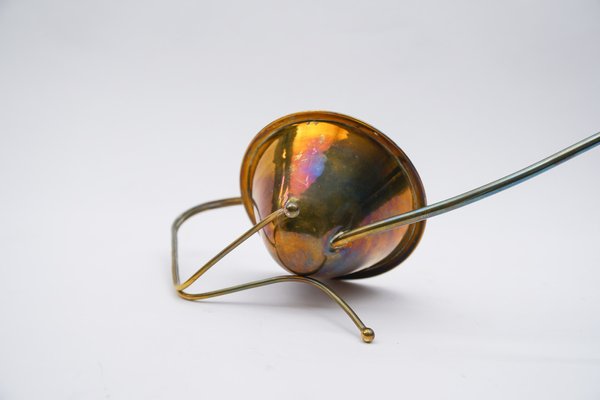 Österreichische Gießkanne aus Messing mit beweglicher Spinne, 1950er