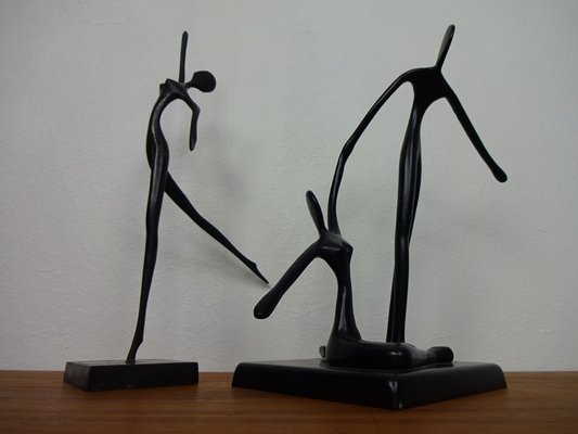 Danseuse, ballerine en fil de fer, figurine en fil de fer