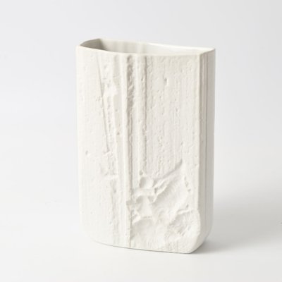 White Bisque Porcelain Vase from Hutschenreuther, 1970s