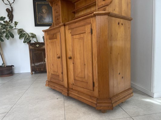 Armoire Murale étagère Style Ancien En Bois - Palazzo INT - 2 Tiroirs - Neuf