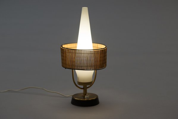 Vintage Italian Table Lamp With Frosted Gl Shade For At Pamono Vintage Italian Table Lamp With Frosted Gl Shade 2