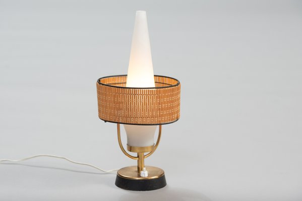 Vintage Italian Table Lamp With Frosted Gl Shade For At Pamono Table Lamp With Frosted Gl Shade