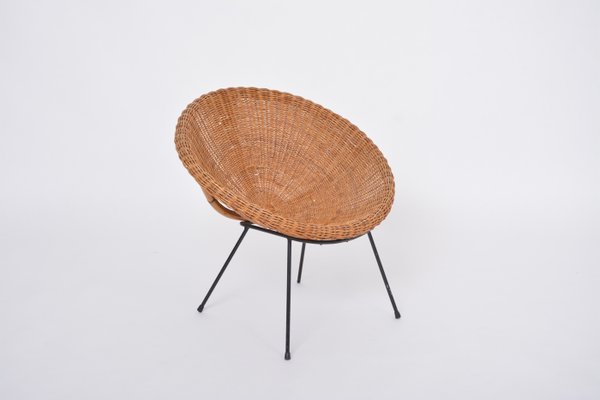 Bowl wicker chair hot sale
