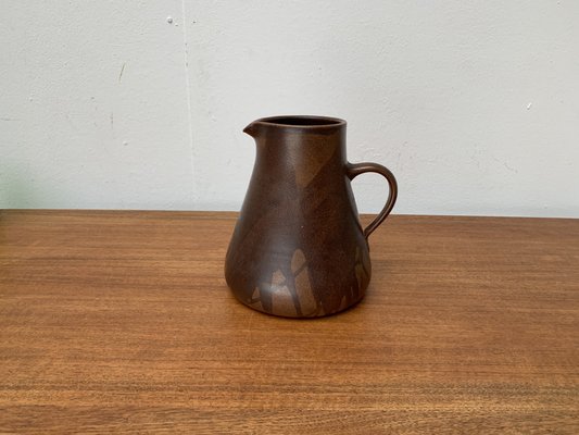 Large Mid-Century German Studio Pottery Carafe Vase from Heinz