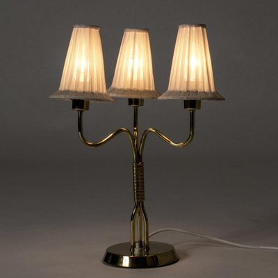 Vintage brass table lamp by Hans Bergström  Beautiful Vintage Midcentury  Modern Design