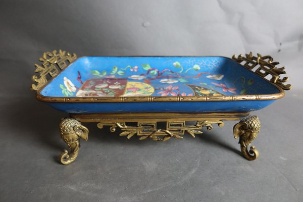 Japon Creil montereau ジャポニズム　藍色　フランス Creil-Montereau Enameled Earthenware for sale at Pamono