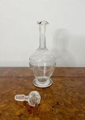Victorian Glass Decanter, 1880s for sale at Pamono