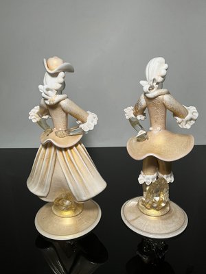 Murano Glass Figurines from Cenedese Vetri, Italy, Set of 2 for