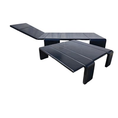Sliding Outdoor Collection Sun Lounger and Low Table by Patricia Urquiola  for Gandia Blasco, Set of 2 for sale at Pamono