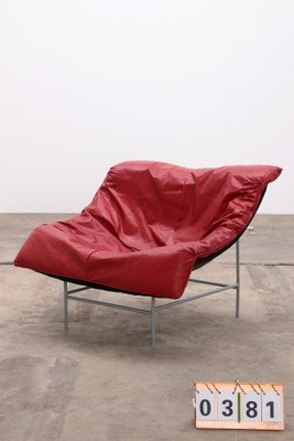 Red Butterfly Chair by Gerard Van Den Berg for Montis 1980 for