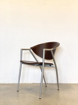 Calligaris Leather Chairs, 1990s, Set of 6 for sale at Pamono Calligaris Leather Chairs, 1990s, Set of 6 for sale at Pamono