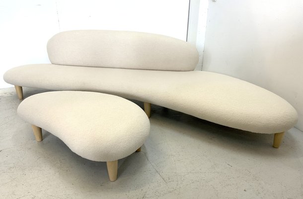 Vintage Freeform Sofa Stool by Isamu Noguchi for Vitra 1940s