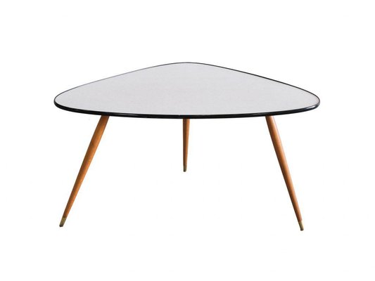 Mid century kidney coffee table deals