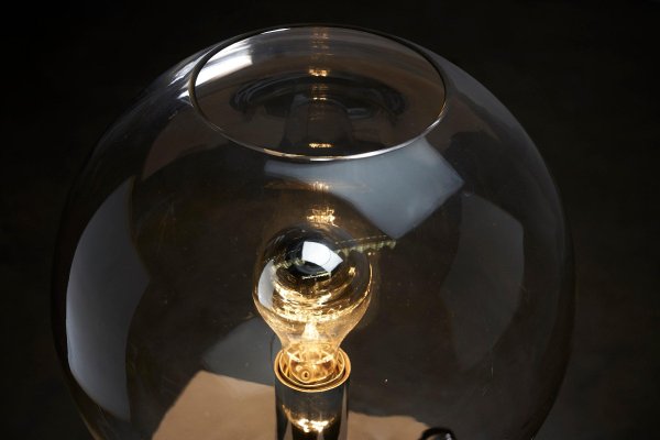 Space Age Glass Sphere Table Lamp attributed to Cosack, 1960s for
