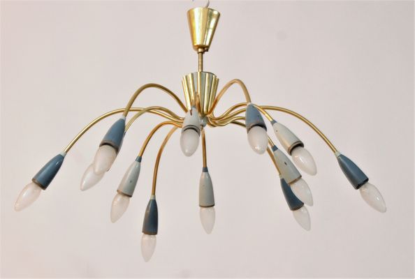 German Brass Sputnik Chandelier 1950s For At Pamono German Brass Sputnik Chandelier 1950s 1
