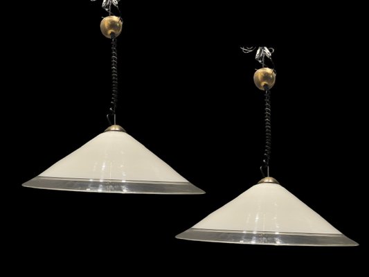 Murano Glass Pendants 1970s Set of 2 for sale at Pamono