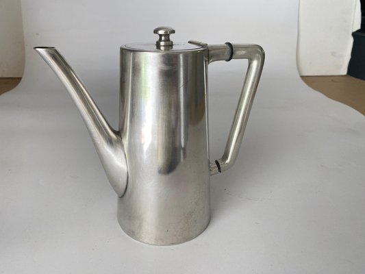 20th Century English Silvered Metal Coffee Pot for sale at Pamono