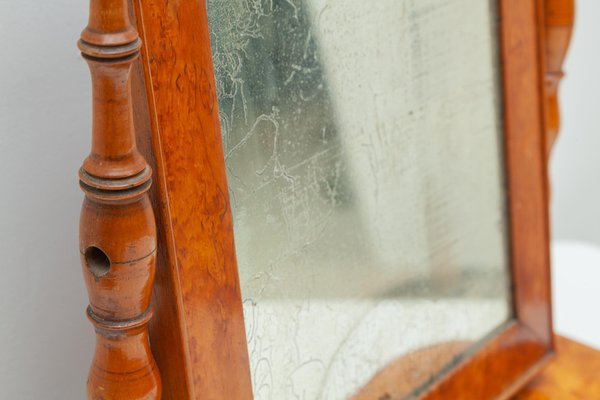 Biedermeier Burl Wood Mirror Biedermeier Burl Wood Mirror