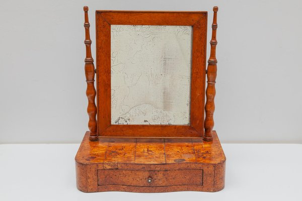 Biedermeier Burl Wood Mirror Biedermeier Burl Wood Mirror